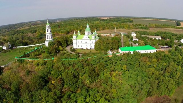 Aerial. Monastery