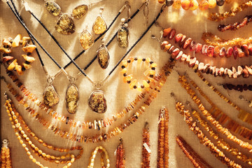 Various Amber Necklaces