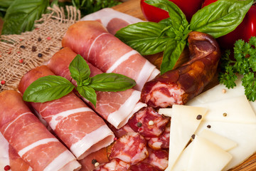 Variety of meat products