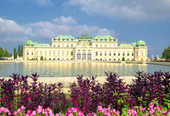 Belvedere Palace in Vienna, Austria