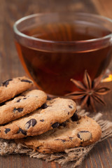 Cookies with chocolate chips