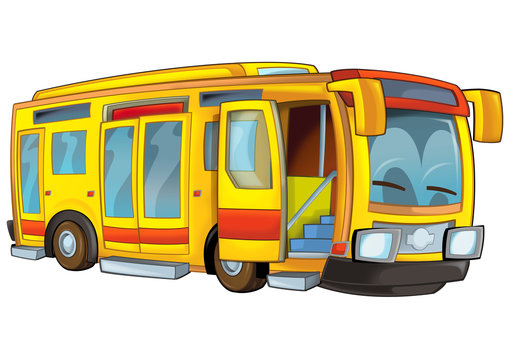 Cartoon bus