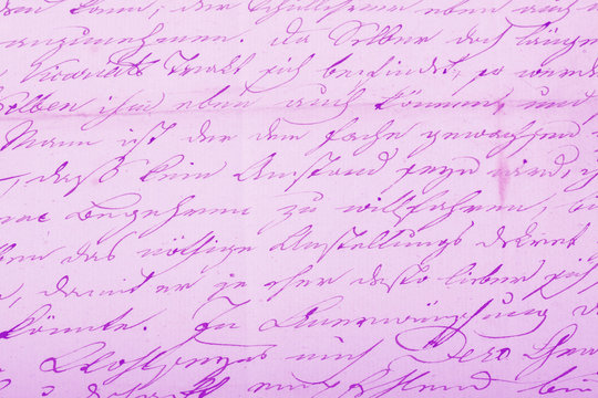Old handwritten text pattern for background or as wallpaper