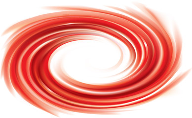 Vector swirling red backdrop. Juice of red fruits
