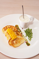 corn pancakes