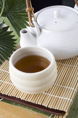 Fototapeta na wymiar tea in japanese style