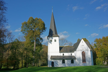 Fototapeta na wymiar Kreuzkirche in Bergneustadt Wiedenest