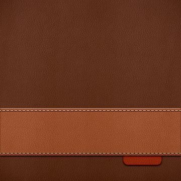stitched leather background