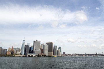 Naklejka premium Nowy Jork - Skyline