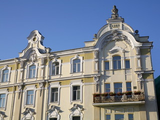 Fototapeta na wymiar Building in the Old Town of Vilnius