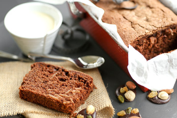 café gourmand gâteau chocolat crème anglaise 4
