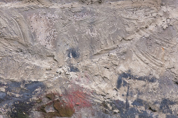 rough colored plaster