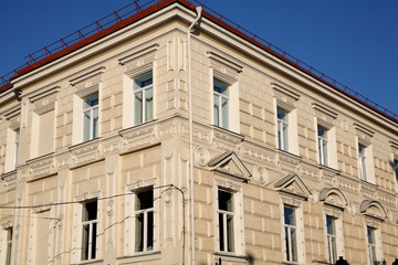 Fototapeta na wymiar House in the Old Town of Vilnius