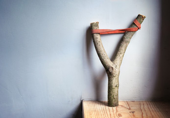 Steinschleuder Zwille Stillleben – Slingshot Still Life