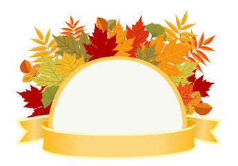 Frame With Autumn Leaves