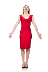 Woman in fashion clothing concept