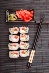 Japanese seafood sushi