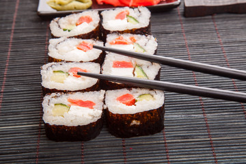 Japanese seafood sushi
