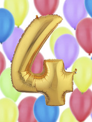 Gold foil Balloon