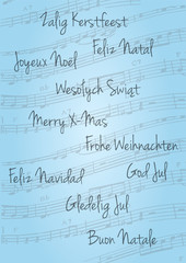 Fototapeta premium Weihnachtskarte