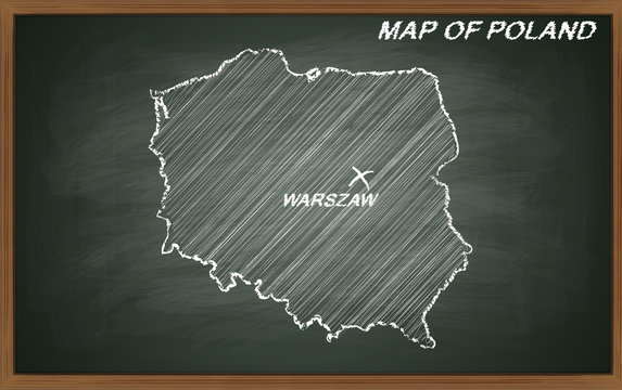 map of Poland