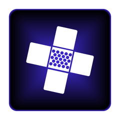 Medical patch icon