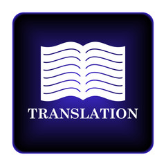 Translation book icon