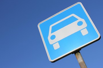 Deutsches Verkehrszeichen: Kraftfahrstraße