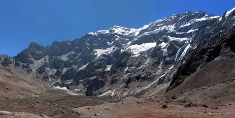 Beautiful mountain landscape in the Andes