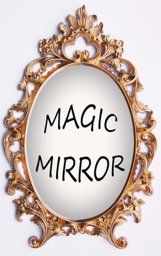 Vintage Gold Frame - Magic Mirror