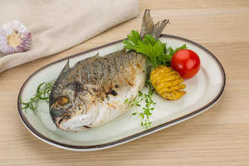 Grilled dorado