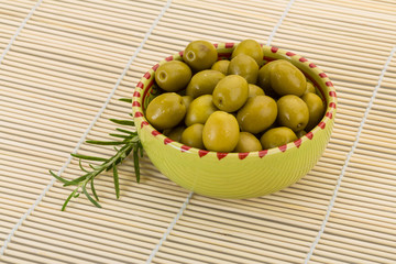 Green olives