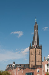 Fototapeta na wymiar Sankt Lambertus Kirche in Düsseldorf