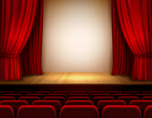 Theater stage background