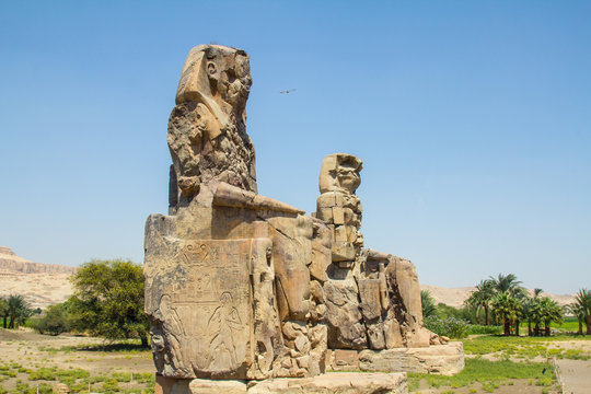 Memnonkoloss Tempel des Amenophis