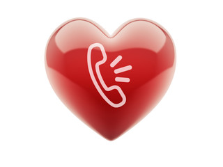 Heart Contact Icon