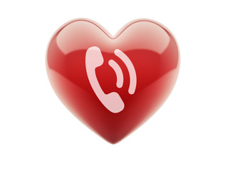 Heart Contact Icon