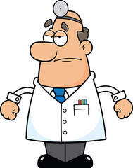 Cartoon Doctor Angry