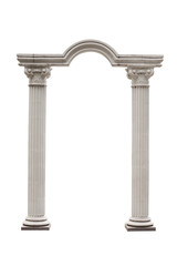 Columns and Arch isolated