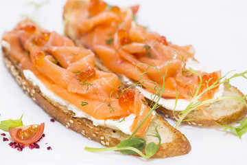salmon sandwich