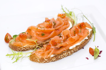 salmon sandwich