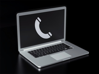 Laptop Contact Icon