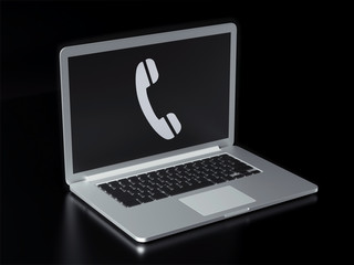 Laptop Contact Icon