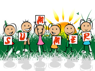 Summer Kids Shows Childhood Toddlers And Season