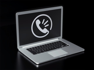 Laptop Contact Icon