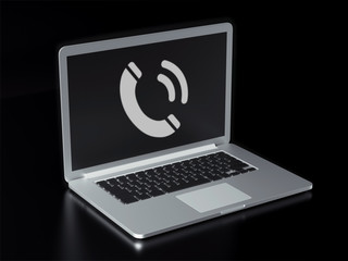 Laptop Contact Icon