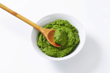 Spinach puree