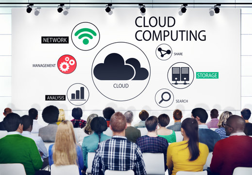 People in a Seminar About Cloud Computing