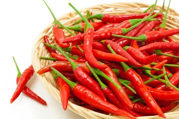 Red chili peppers