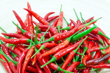 Red chili peppers